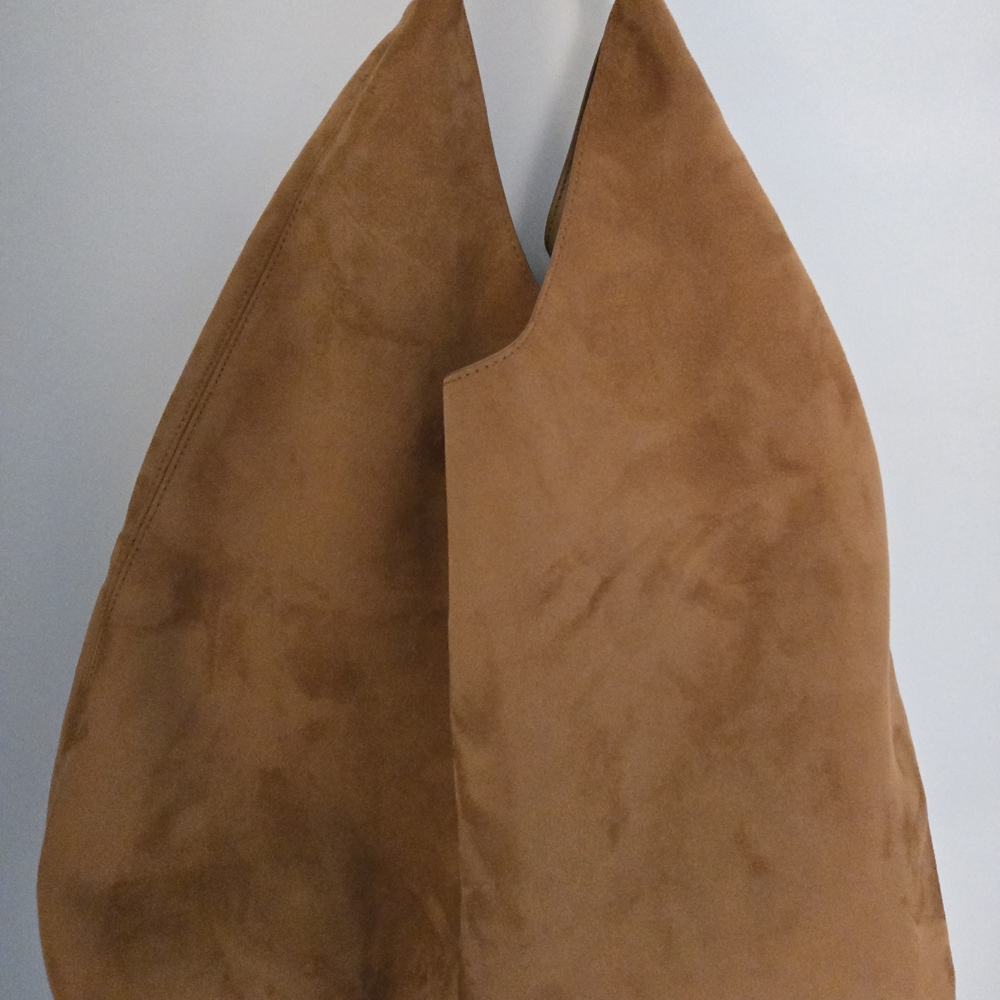 GAP Suede Tote in Tan